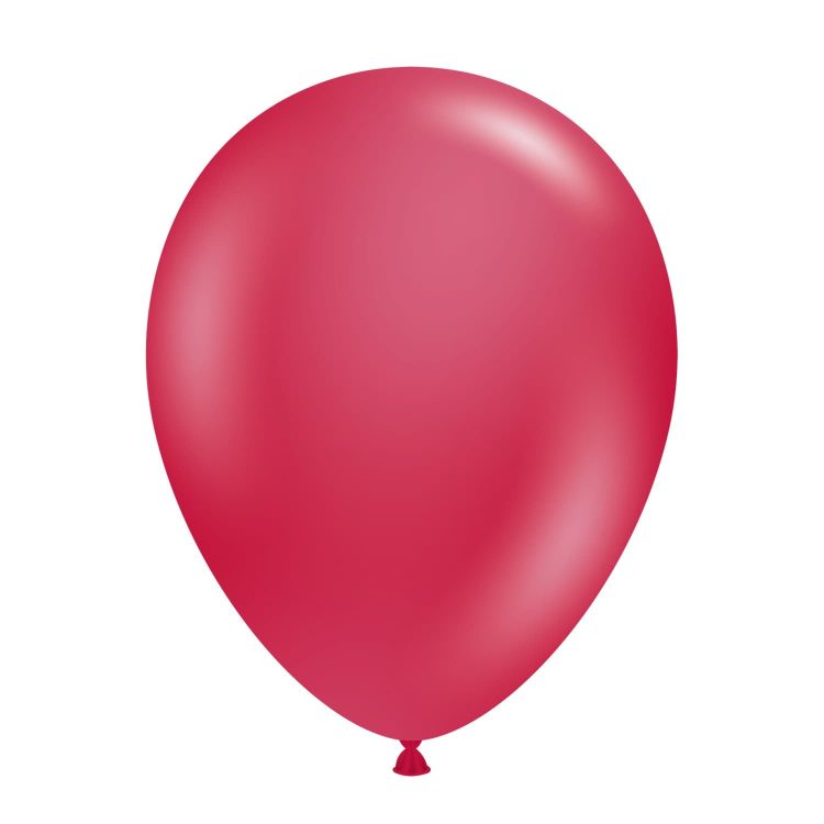 100 Baloane Latex Tuftex Metallic Starfire Red 30 cm