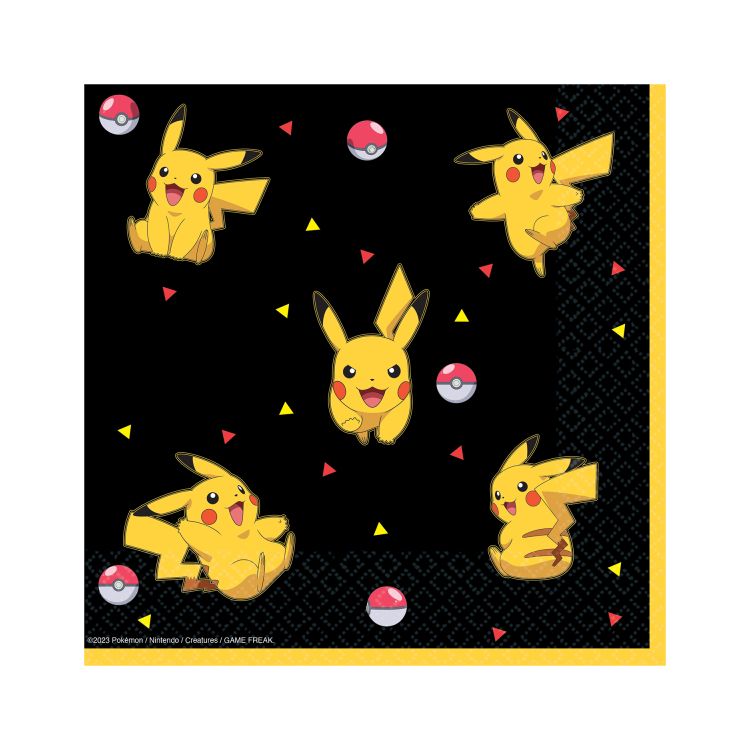 16 Șervețele Pokémon - 33 x 33 cm