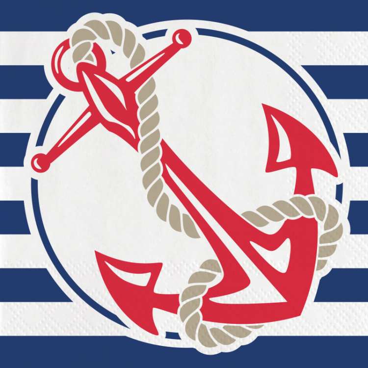 20 șervețele Anchor Nautic