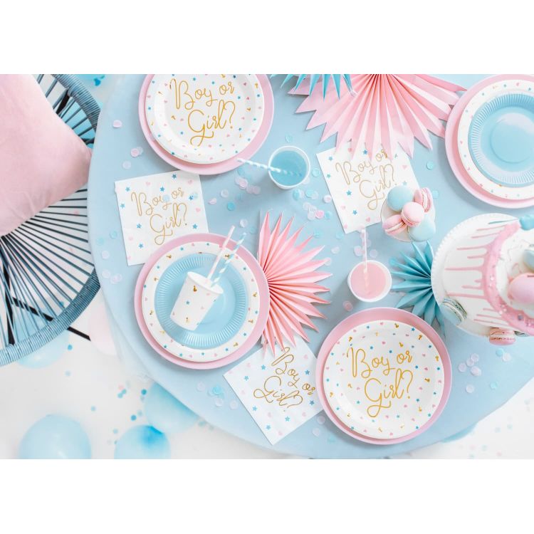 20 Șervețele Gender Reveal