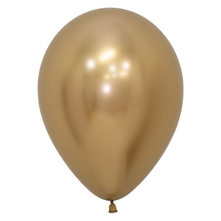 25 baloane Reflex Gold Sempertex - 30 cm