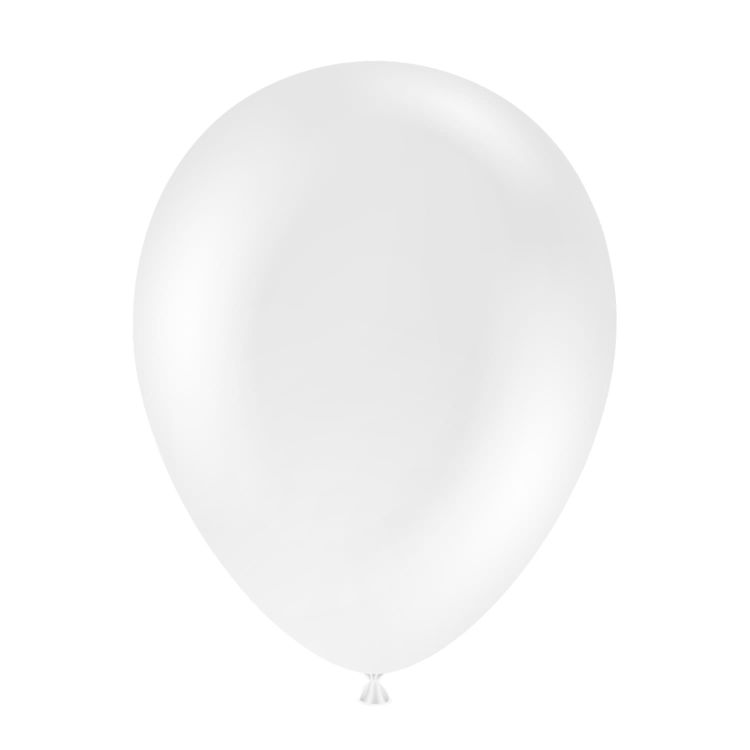50 Baloane Latex Tuftex Crystal Clear 13 cm