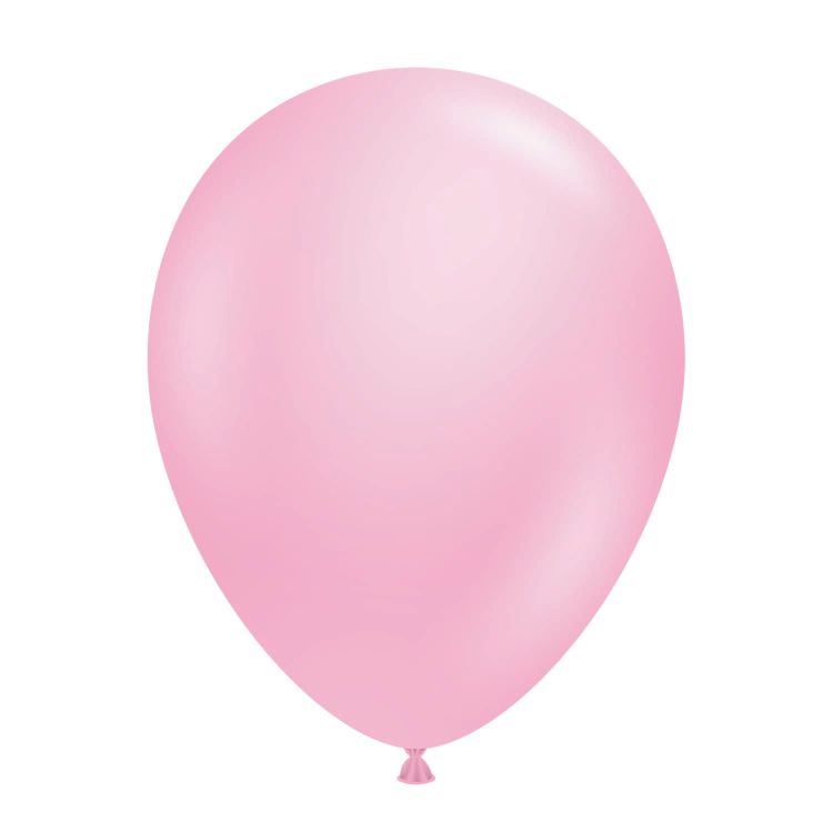 50 Baloane Latex Tuftex Metallic Shimmering Pink 13 cm