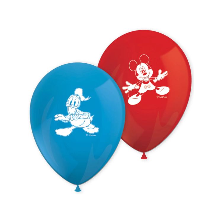 8 Baloane party Mickey Mouse - 28 cm