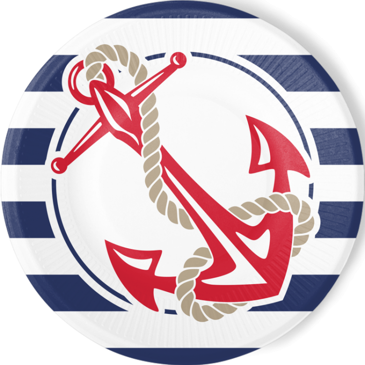 8 farfurii Anchor Nautic