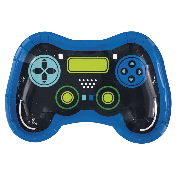 8 Farfurii Consolă de Joc 23 cm