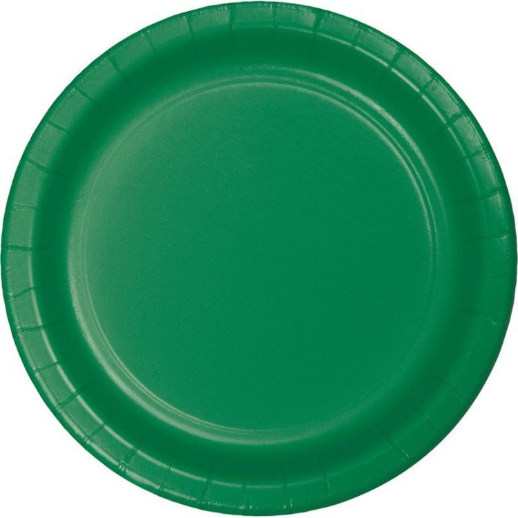8 farfurii party Emerald Green - 23 cm