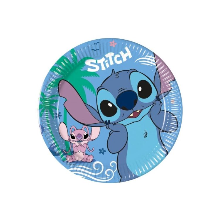 8 farfurii party Stitch - 18 cm