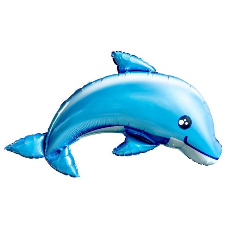 Balon Folie Delfin Bleu Street 48 x 80 cm