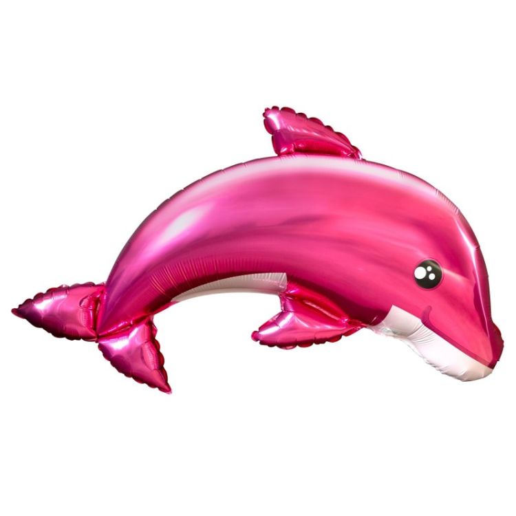 Balon Folie Delfin Roz Street 48 x 80 cm