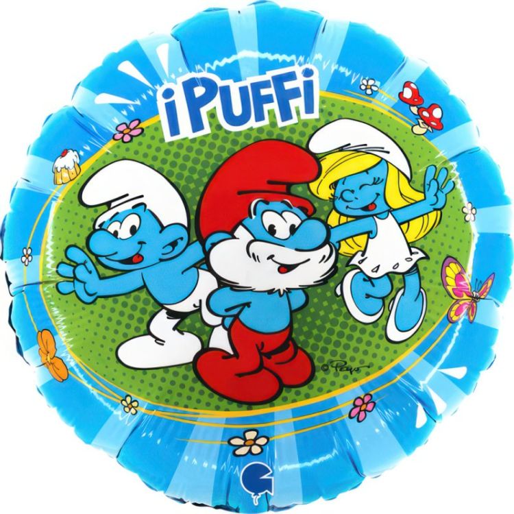 Balon folie Strumfii 45 cm
