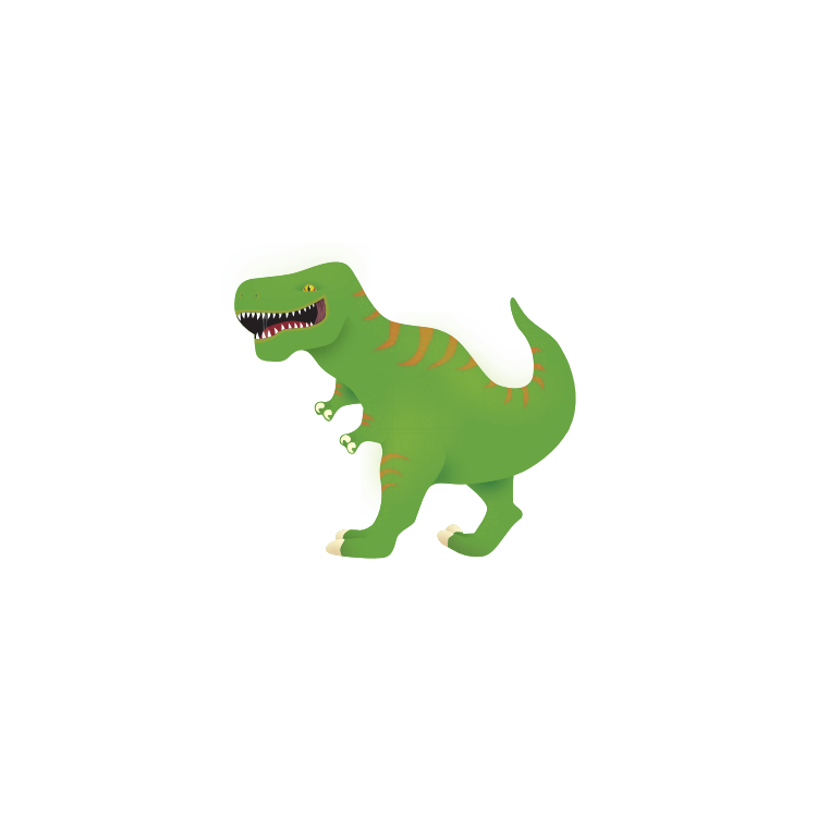 Balon Folie T-rex Street 68 x 79 cm