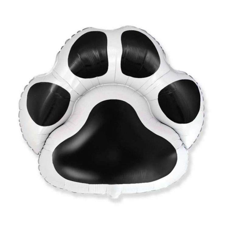 Balon Footprint Black 60 cm