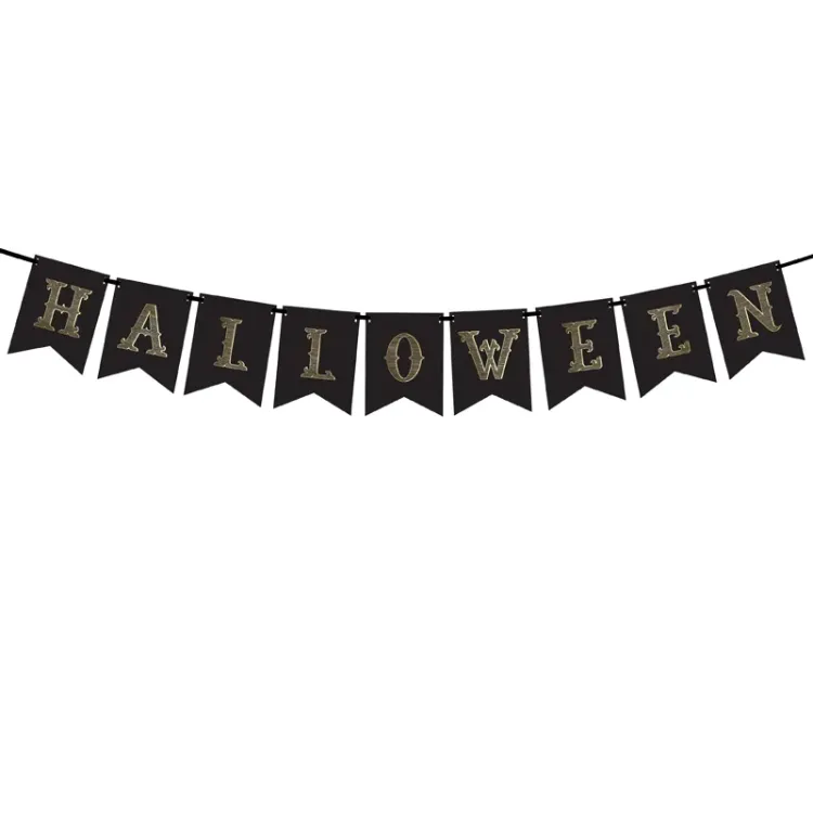 Banner negru Halloween 1.7 m