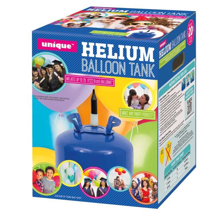 Butelie heliu pentru umflarea a 20 baloane
