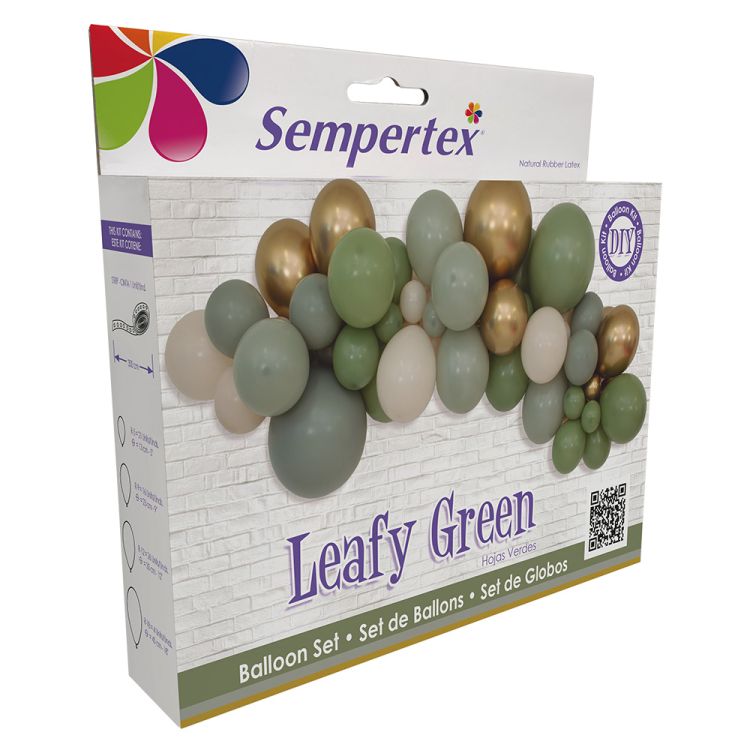 DIY Balloon Kit - Leafy Green Sempertex