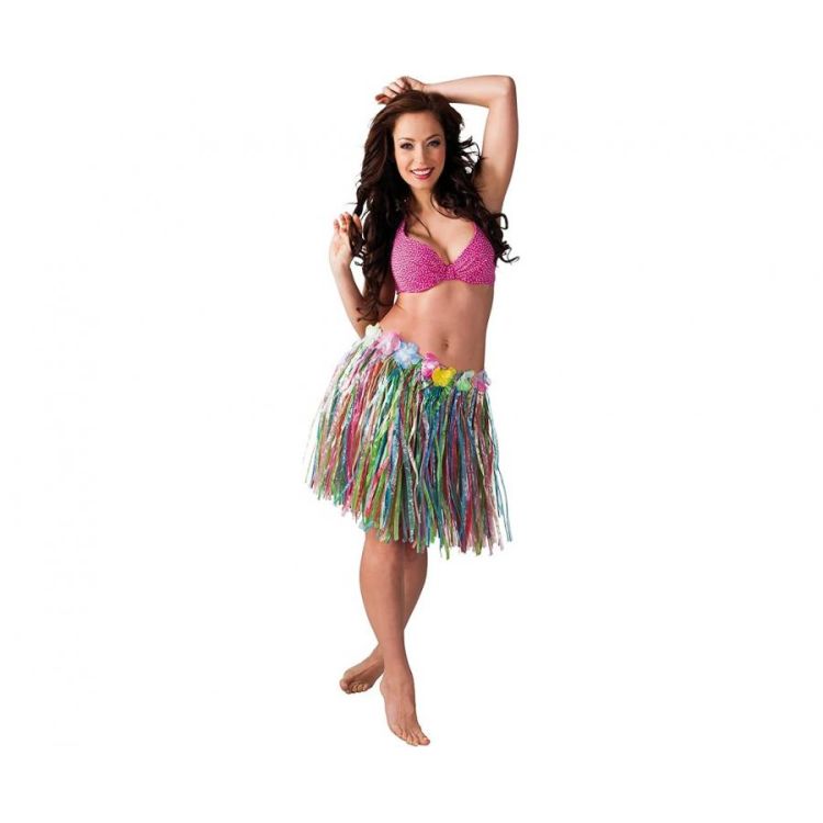 Fusta hawaiana multicolora 40 cm