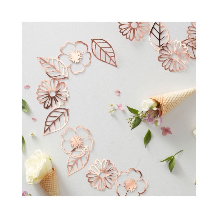 Ghirlandă Florală Rose Gold