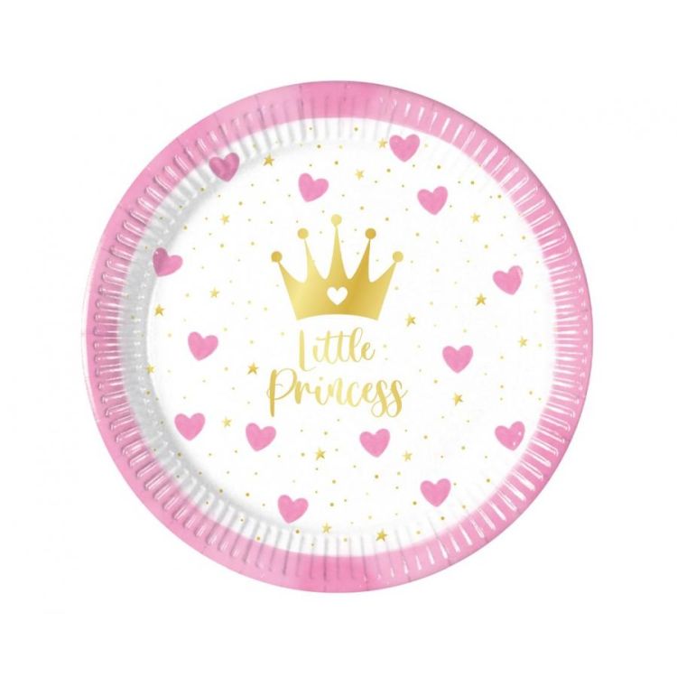 8 farfurii little Princess - 20 cm