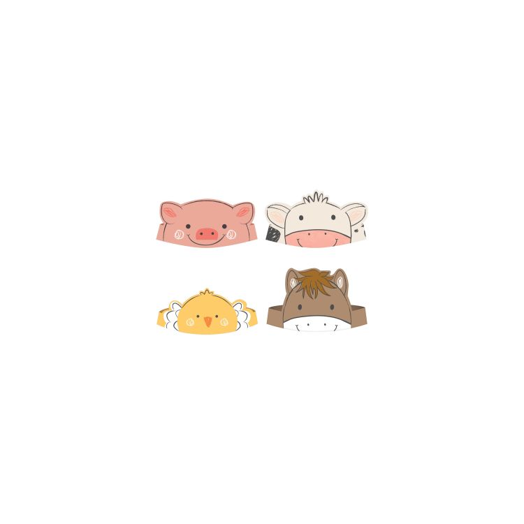 8 tiare animalute de la ferma