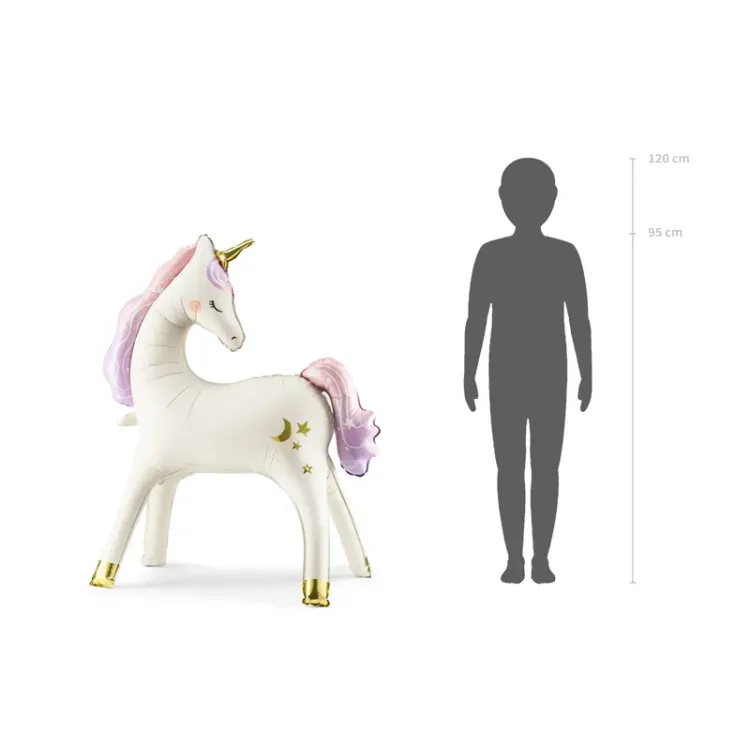 Balon Folie Unicorn Pastel 95 cm