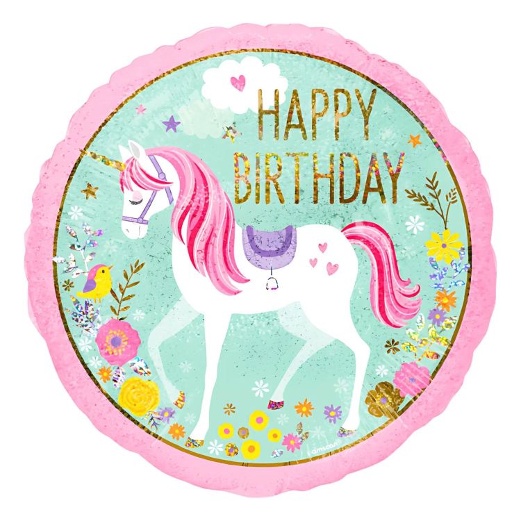 Balon unicorn magic - 45 cm