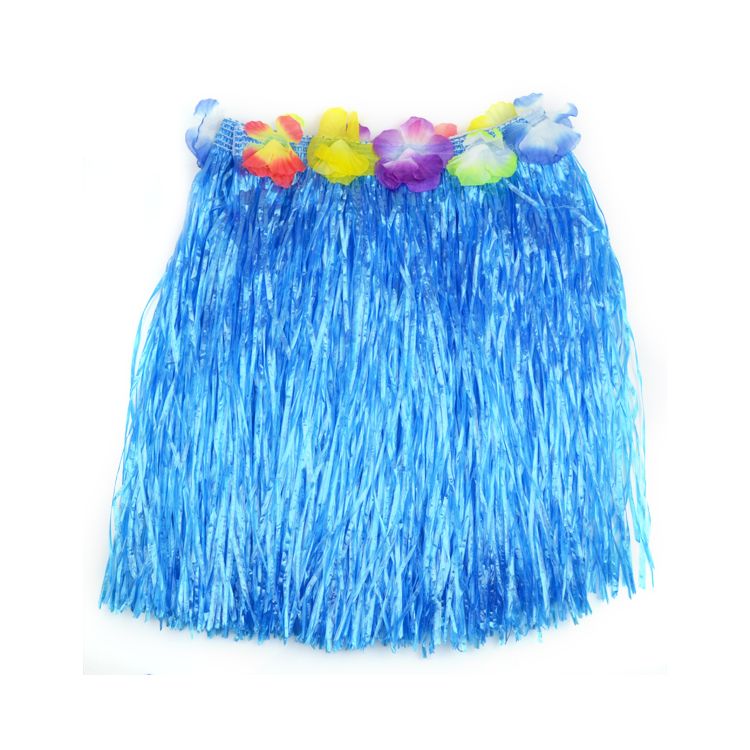 Fusta hawaiana albastra 40 cm