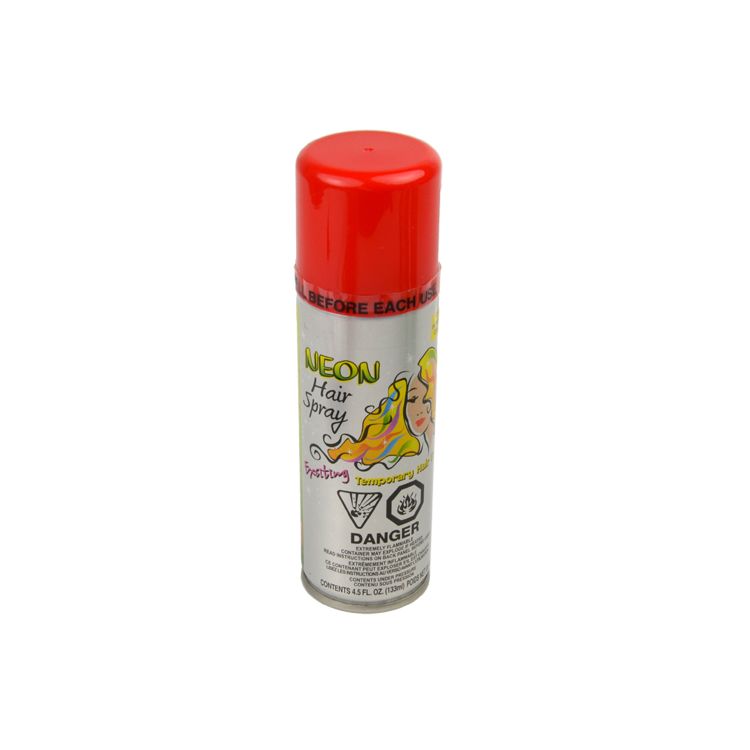 Spray rosu nepermanent pentru par