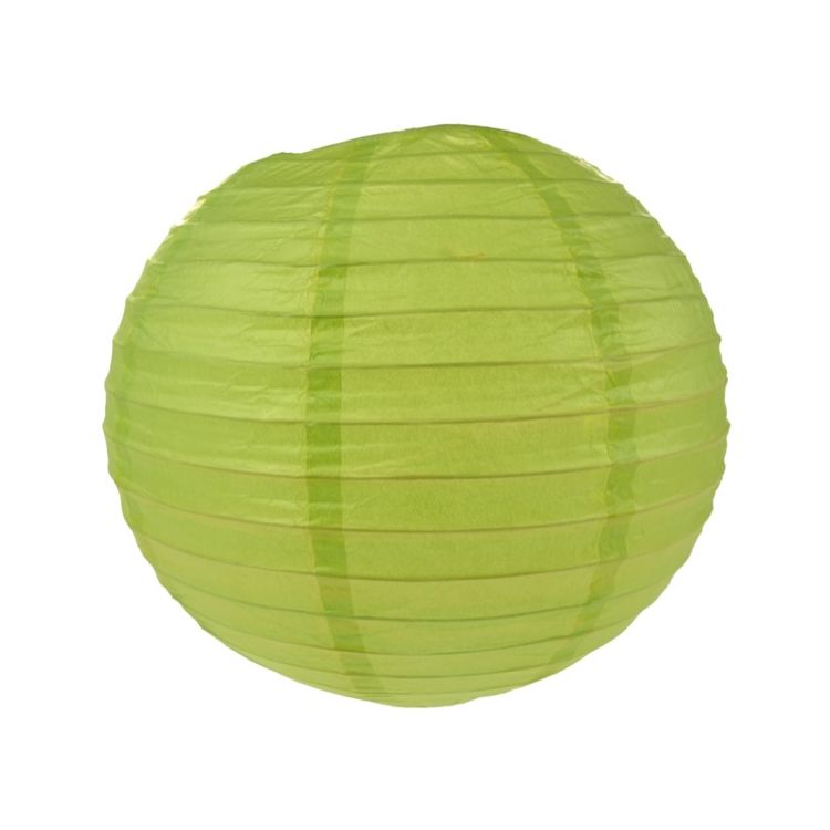 Lampion verde fistic de 25 cm