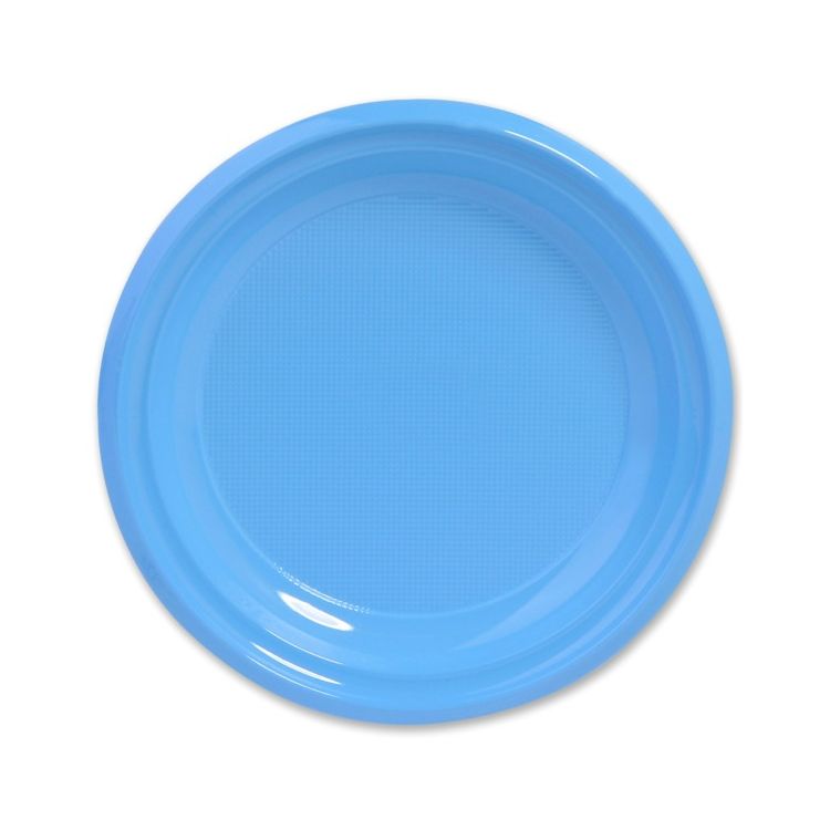 10 farfurii bleu 18 cm