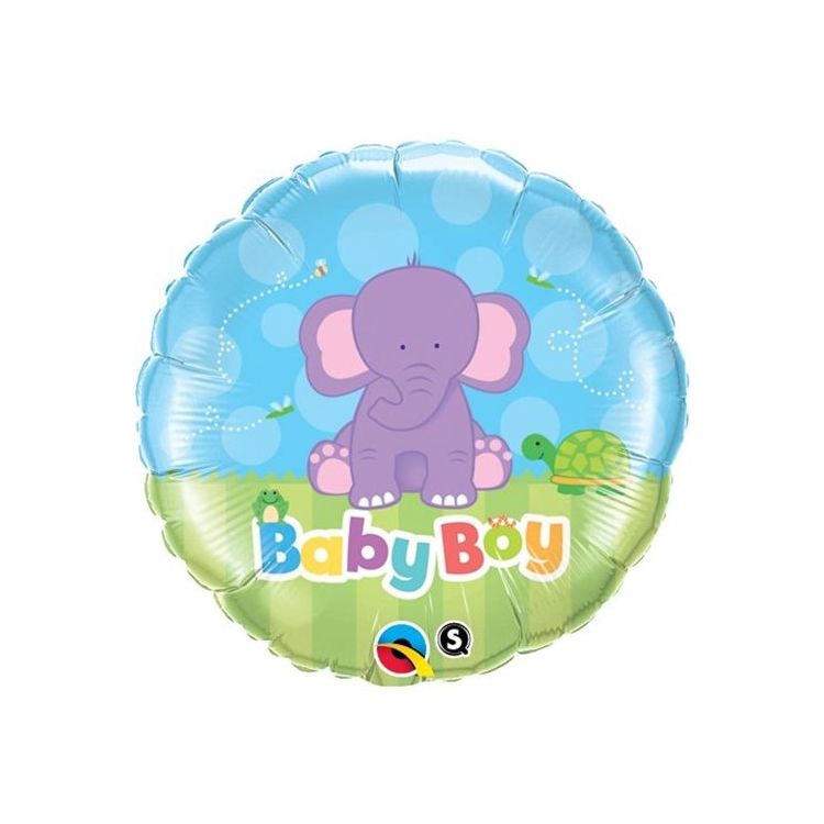 Balon folie metalizata elefantel Baby Boy