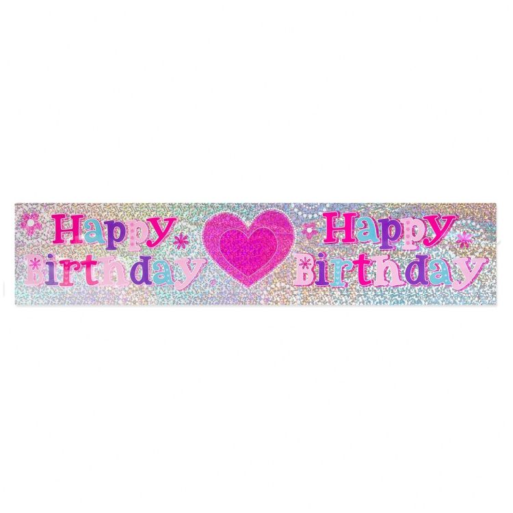 Party banner Happy Birthday